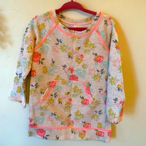 Oversized Floral Sweatshirt